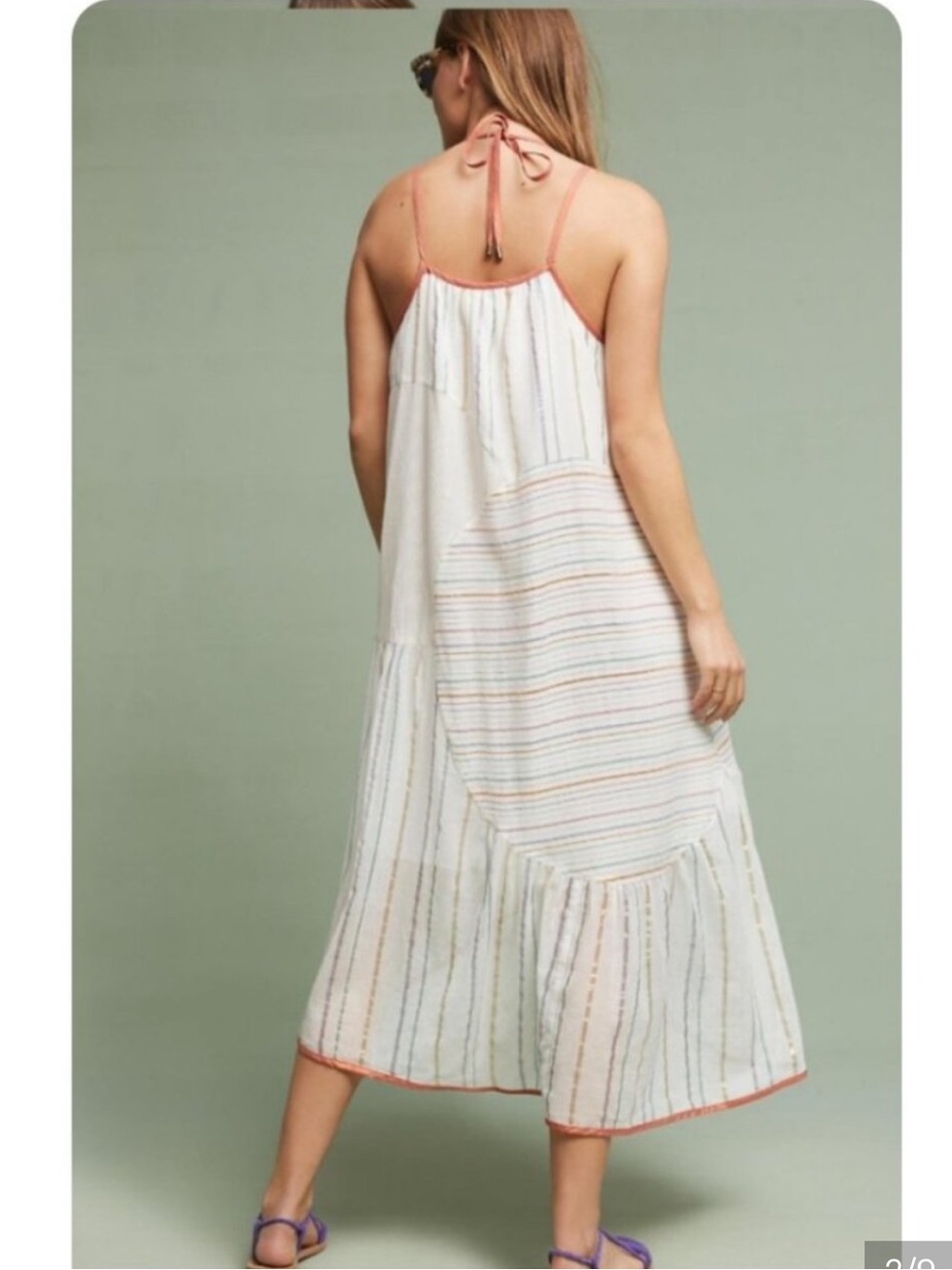 Akemi and Kin for Anthropologie “Deana” cotton sundress. Size S - Picture 3 of 9